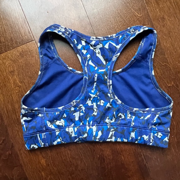 Nike Blue Camouflage Sports Bra XS - Picture 2 of 4